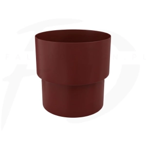 Złączka rury mufa stal Inguri ⌀ 87 kolor czerwony